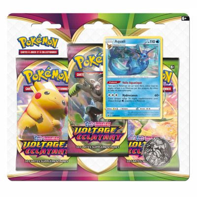 Tri pack Pokémon Voltage Éclatant EB04 Fr