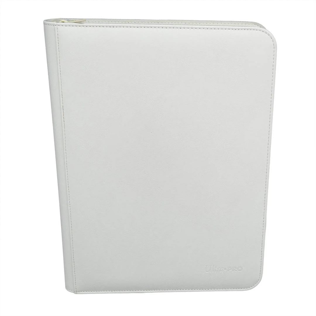 Classeur Zip Ultra Pro Cuir blanc 9 cases - PokemaniasClasseur Zip Ultra Pro Cuir blanc 9 cases