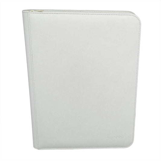 Classeur Zip Ultra Pro Cuir blanc 9 cases - PokemaniasClasseur Zip Ultra Pro Cuir blanc 9 cases