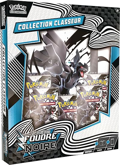 Coffret - Collection Classeur Foudre Noire JCC Pokémon - PokemaniasCoffret - Collection Classeur Foudre Noire JCC Pokémon