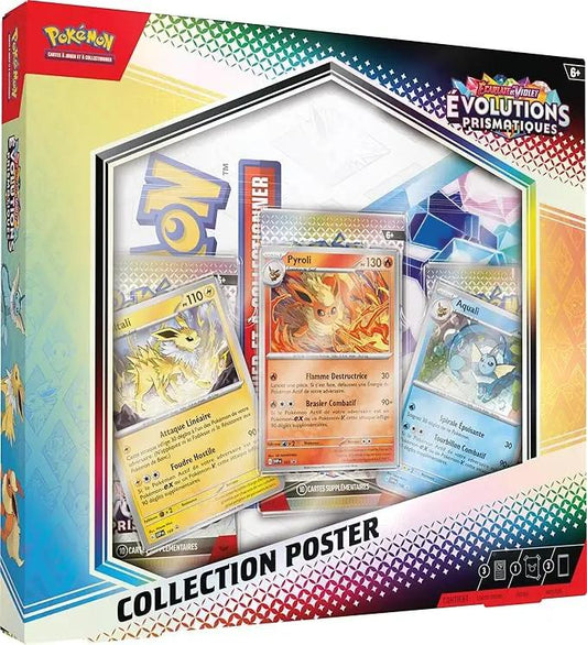 Coffret - Collection Poster Evolution Prismatique JCC Pokémon - PokemaniasCoffret - Collection Poster Evolution Prismatique JCC Pokémon