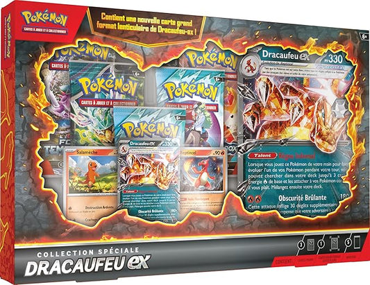 Coffret - Collection Spéciale Dracaufeu ex JCC Pokémon - PokemaniasCoffret - Collection Spéciale Dracaufeu ex JCC Pokémon