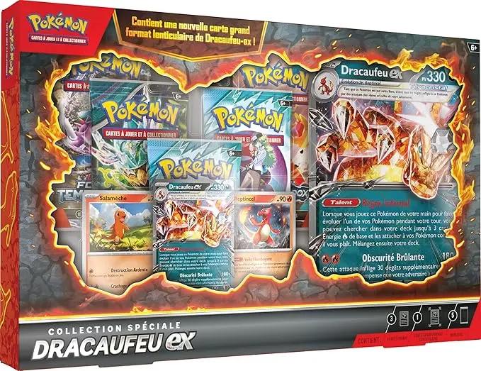 Coffret - Collection Spéciale Dracaufeu ex JCC Pokémon - PokemaniasCoffret - Collection Spéciale Dracaufeu ex JCC Pokémon