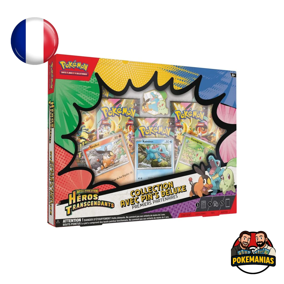 Coffret Deluxe Pin Collection Héros Transcendants