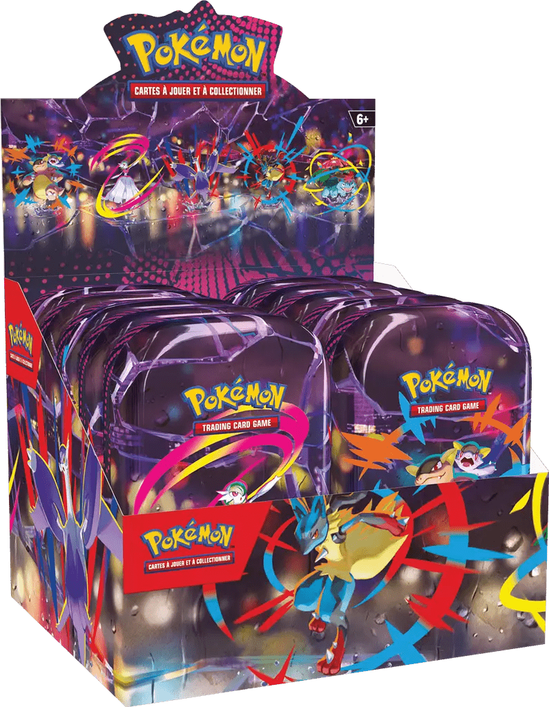 Mini tins Pokémon Mega Évolution JCC Pokémon - PokemaniasMini tins Pokémon Mega Évolution JCC Pokémon