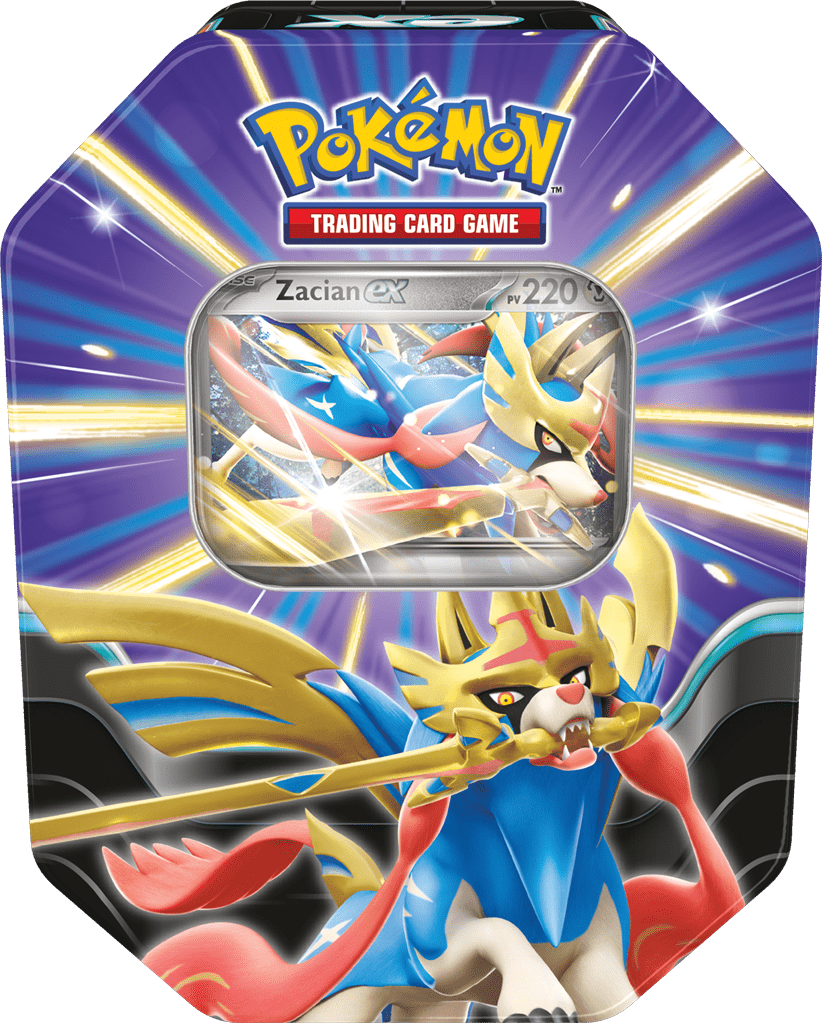 Pokebox Zacian Légendes Tranchantes JCC Pokémon - PokemaniasPokebox Zacian Légendes Tranchantes JCC Pokémon