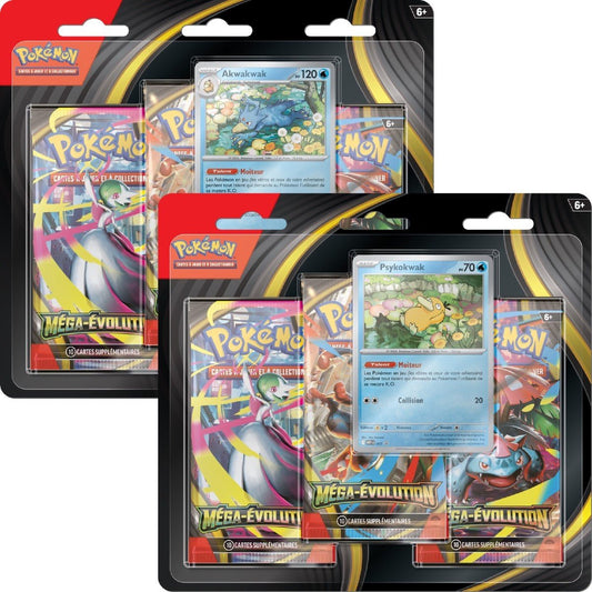 Tri Pack Pokémon Mega - Evolution ME01 Fr - PokemaniasTri Pack Pokémon Mega - Evolution ME01 Fr
