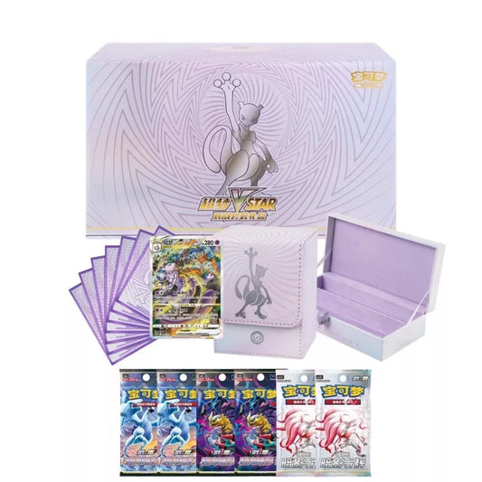 Coffret Premium Mewtwo VSTAR Pokémon Chinois – Édition Collector