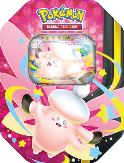 Pokébox Pokémon Méga-Ectoplasma EX – Méga-Melodelfe Ex Carte Promo & Boosters – FR