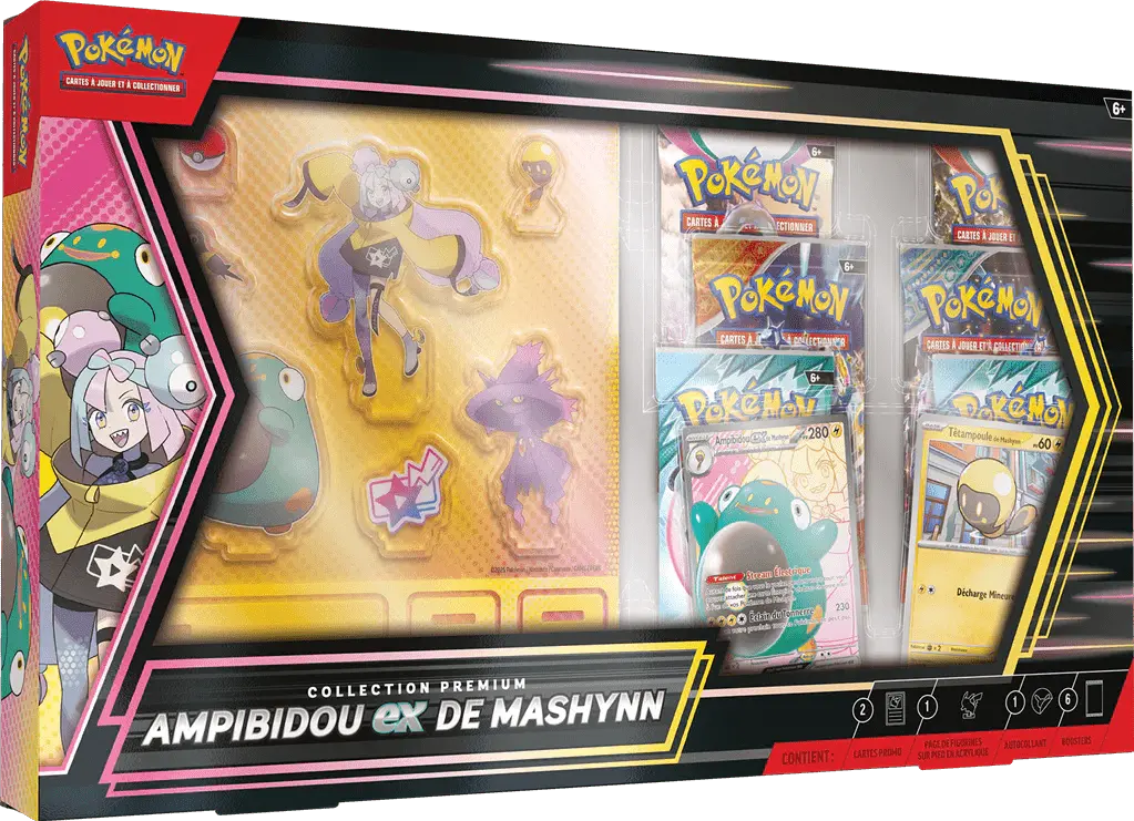 Coffret Pokémon - Ampibidou ex de Mashynn JCC Pokémon - Pokémania