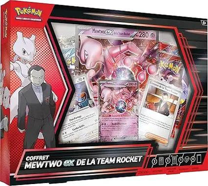 Coffret - Mewtwo ex de la Team Rocket JCC Pokémon - PokemaniasCoffret - Mewtwo ex de la Team Rocket JCC Pokémon