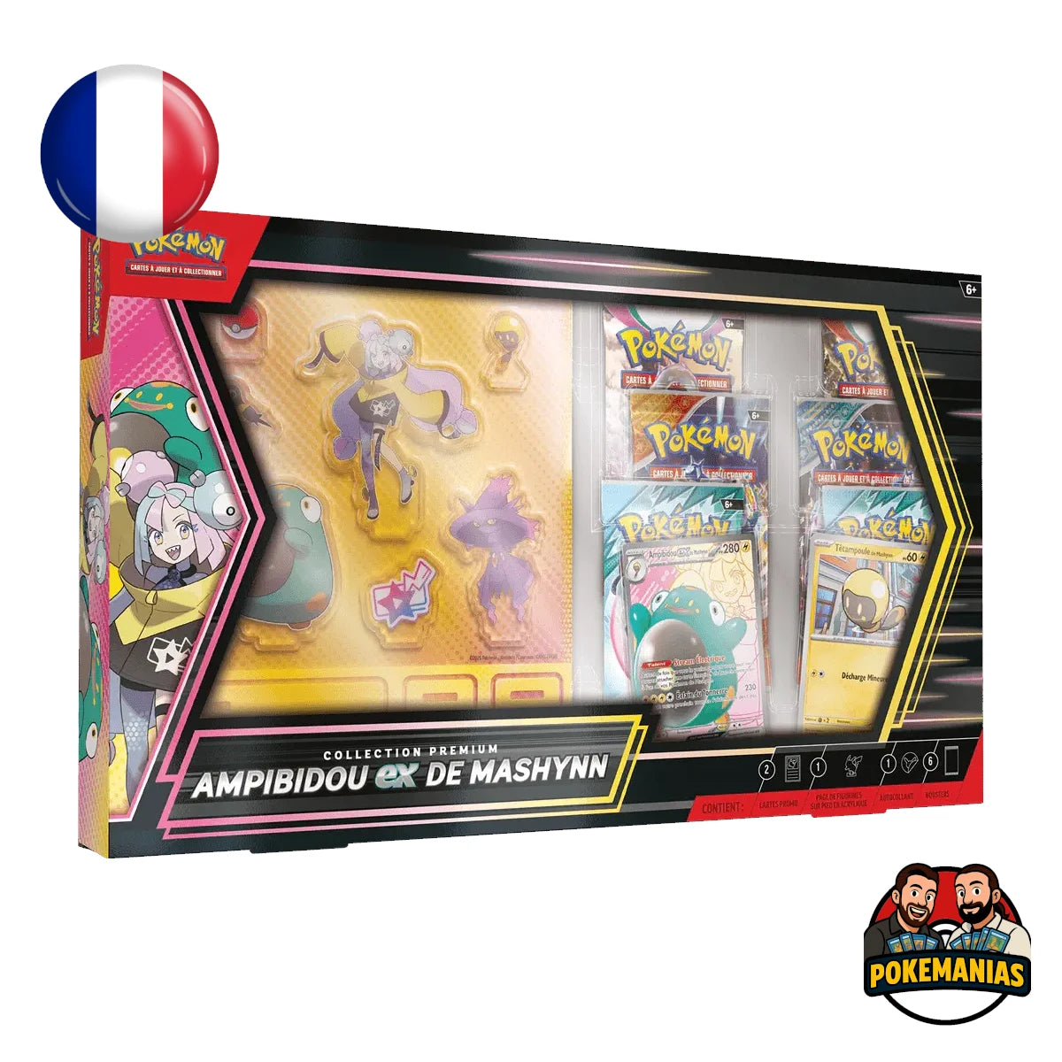 Coffret Pokémon FR - Ampibidou ex de Mashynn JCC Pokémon - Pokémania