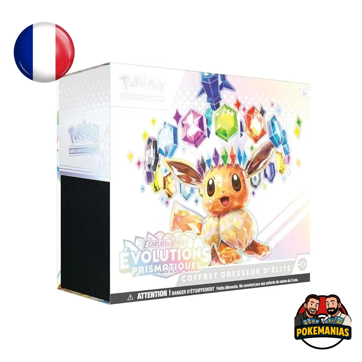ETB Pokémon - Évolutions Prismatiques JCC Pokémon ( petit défaut scellage ) FR - Pokemania